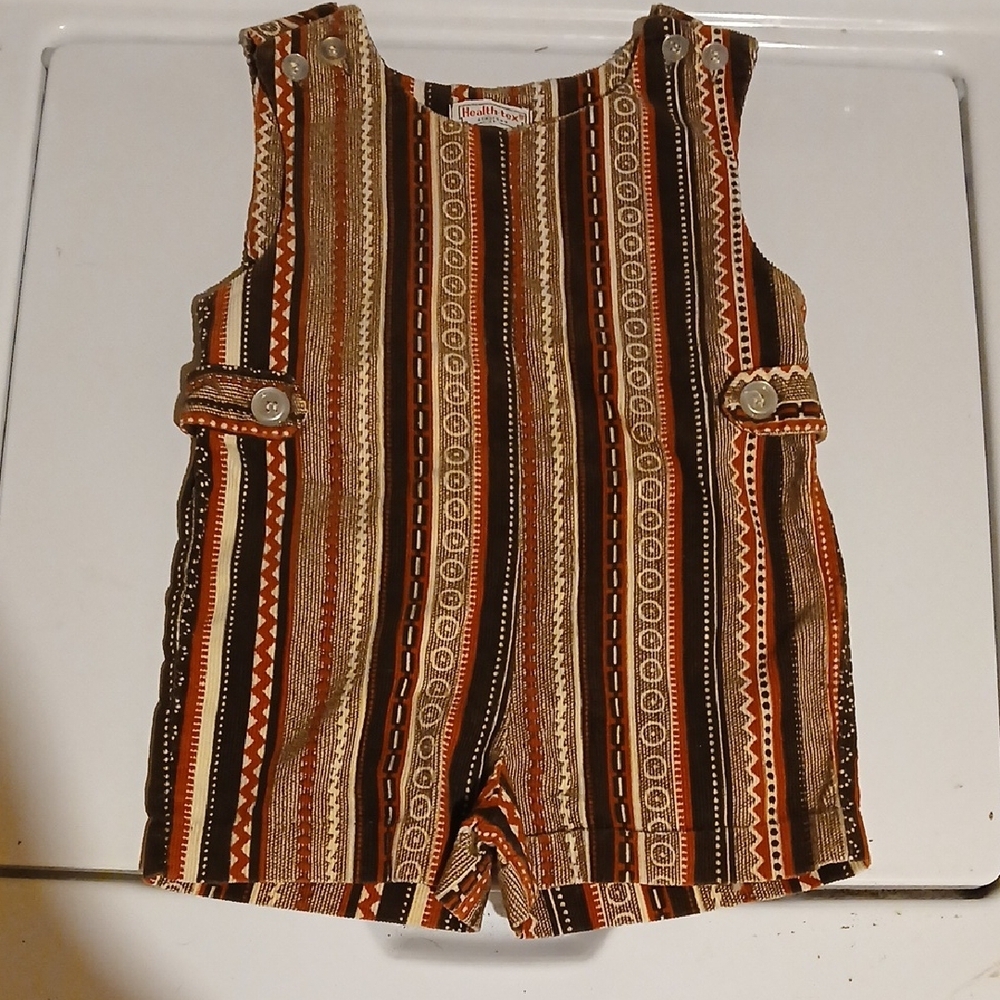 Healthtex Multicolor Patterned Romper